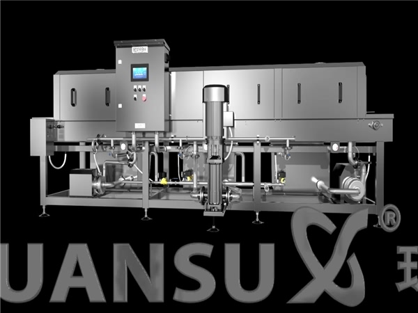 供應，周轉(zhuǎn)筐清洗機，塑料筐洗箱機，自動不銹鋼洗箱機設備，商家銷售，洗筐機
