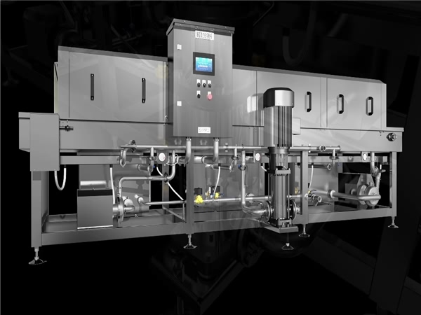 洗箱機(jī)，專(zhuān)業(yè)周轉(zhuǎn)箱清洗機(jī)效率高能耗低，周轉(zhuǎn)箱清洗機(jī)