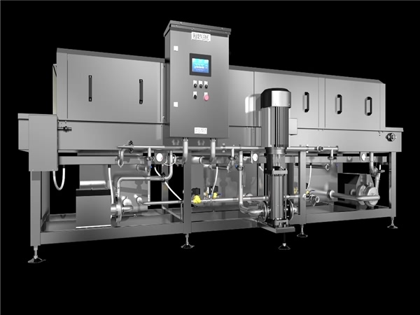 果蔬自動洗筐機，洗箱機，全自動洗筐機，托盤清洗機