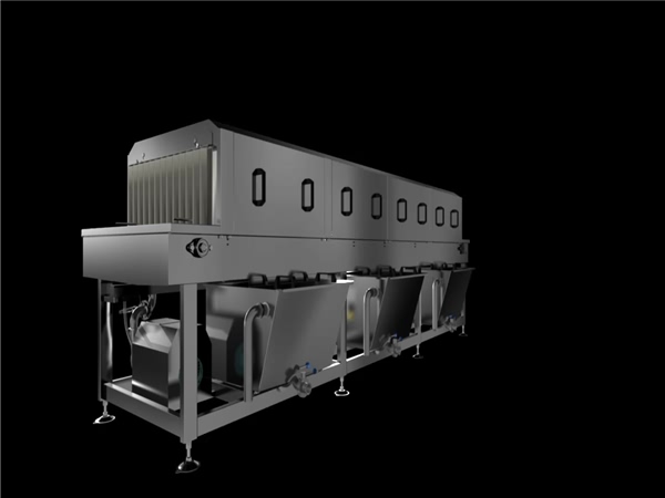 供應(yīng)山東不銹鋼周轉(zhuǎn)筐洗筐機，洗箱機，塑料筐洗筐機，