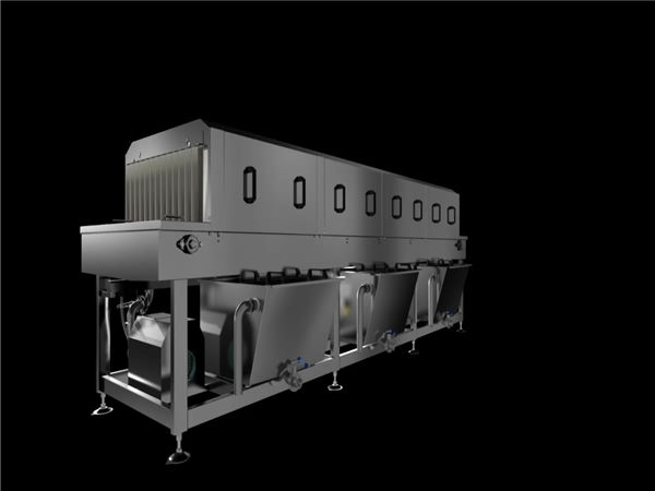 供應(yīng)山東不銹鋼周轉(zhuǎn)筐洗筐機，洗箱機，塑料筐洗筐機，