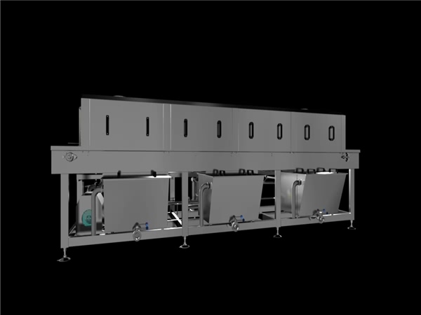 食品周轉(zhuǎn)筐，物流周轉(zhuǎn)筐清洗設(shè)備，環(huán)速衛(wèi)生級食品設(shè)備