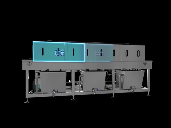 環(huán)速洗筐機(jī)，2個(gè)人可完成整個(gè)清洗過程，效率高能耗低益比體驗(yàn)
