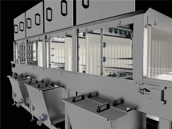 噴淋洗筐機，周轉筐清洗機，洗箱機價格