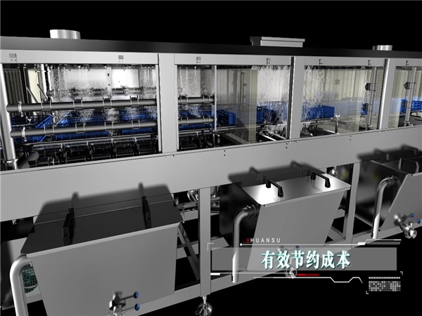 全自動洗筐機，大洋牌周轉(zhuǎn)箱清洗機，啤酒筐清洗機