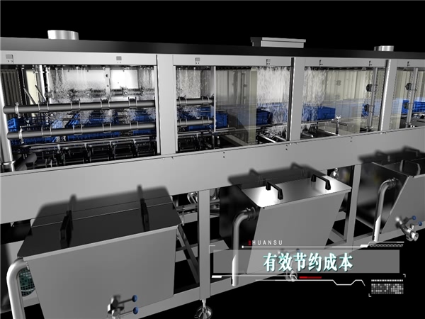 洗筐機，塑料筐清洗機，周轉箱清洗機高壓噴淋清洗機