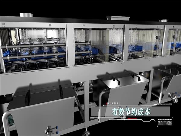 洗筐機，塑料筐清洗機，周轉箱清洗機高壓噴淋清洗機