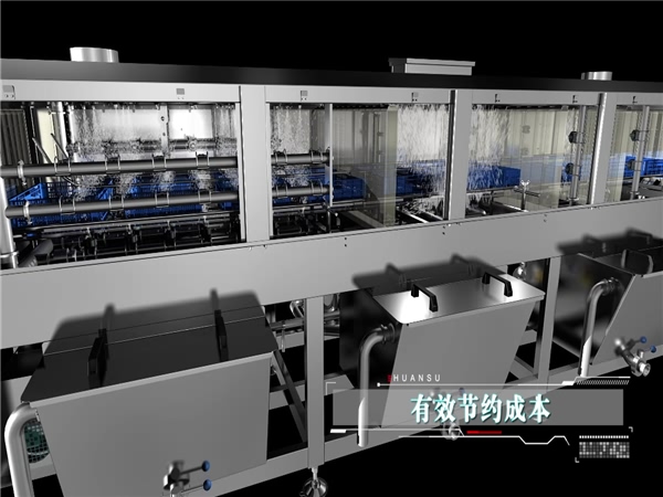 周轉(zhuǎn)箱清洗機(jī)，塑料盤(pán)子清洗機(jī)，醫(yī)藥箱清洗機(jī)，烘干式洗箱機(jī)報(bào)價(jià)