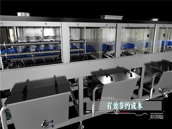 塑料筐清洗機，塑料盤清洗機，塑料周轉箱清洗機