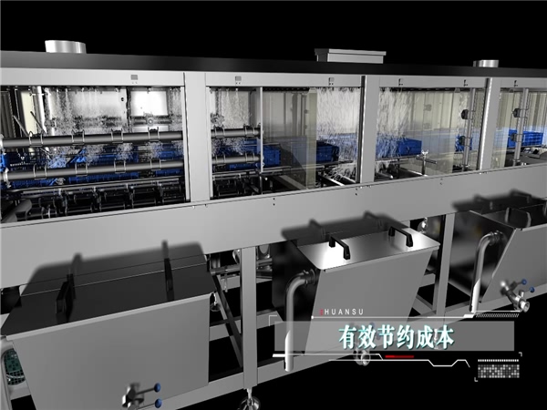 廠家銷售全自動周轉(zhuǎn)箱洗筐機，烘干式清洗機，周轉(zhuǎn)筐清洗機