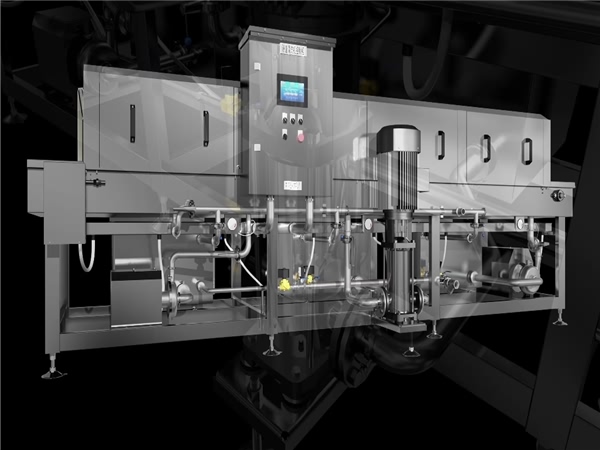 托盤清洗機(jī)，效率高能耗低率周轉(zhuǎn)箱清洗機(jī)