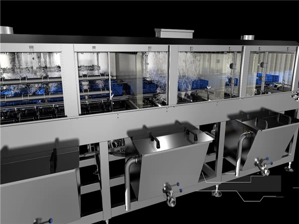 周轉箱清洗機，冷凍盤清洗機，廠家銷售
